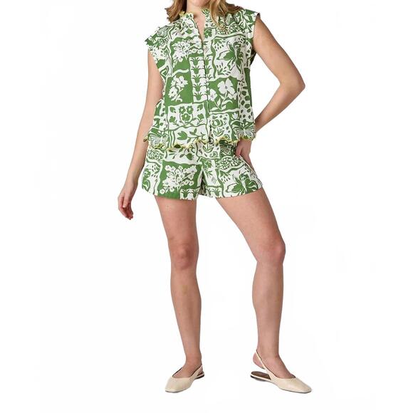 CROSBY BY MOLLIE BURCH Pants - NEW CROSBY BY MOLLIE BURCH lettie shorts in gardener